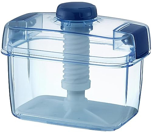 Tsukemono - Pressa per sottaceti istantanea, rettangolare, realizzata in Giappone, senza BPA, 1,6 l, colore: blu