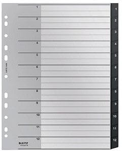Schulausrüstung Marke LEITZ CF10RECYCLE INDEX 1-12 - F.TO A4