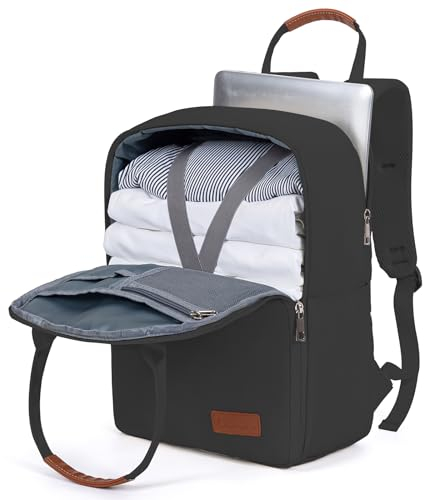 Hayayu für Ryanair Handgepäck 40x20x25 Rucksack 40x20x25 Kabinentaschen Flugzeug Reiserucksack Untersitz Handgepäcktasche für Wizz 40x30x20 mit Separatem 14-Zoll-Computerfach für Kurzstreckenfahrten