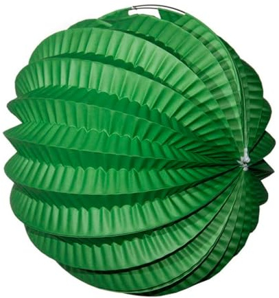 Farolillos de Feria | Pack de 12 Farolillos de Papel de Calidad, 22Cm de Diámetro y Armazón de Alambre, Listos para Usar | Decoración para Feria de Mayo | Verdes | Nexum Market