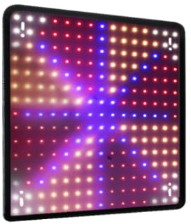 DragonLight 2024 Lampada LED EW1000 spettro completo con UV IR per piante, 3m cavo, interni, serre, ortaggi, fiori, 60x60 cm