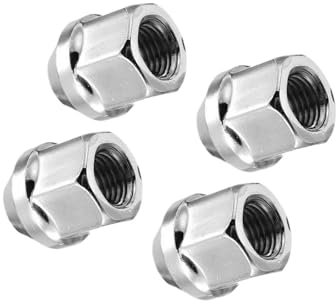 Cttabkl Kompatibel Mit Ford Für Mondeo 1996 1997 1998 1999 2000 4 Stück Reifenschrauben M12 X 1,5 Kegel 19 Mm Auto-Radschrauben Nabenmuttern Stehbolzen Radschraubenmuttern