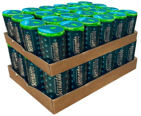 Acqua Naturale San Bernardo in Lattina Alluminio Multisensoriale | Gocce Sensoriali alla Vista e Tatto | 48 Lattine da 33 Cl | Plastic Free | Prodotto a Ridotto Impatto Ambientale | Riciclabile