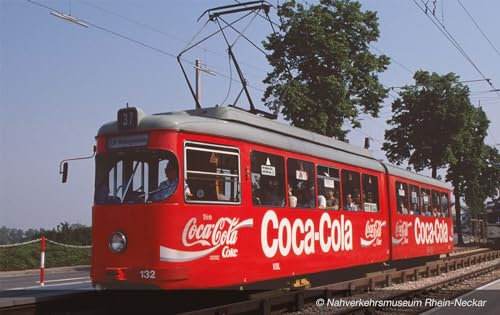 Arnold HN2605D Tram Duewag GT6, EIN Frontlicht, „Coca-Cola“, Folge. IV-V, mit DCC-Decoder. Lokomotive – elektrisch