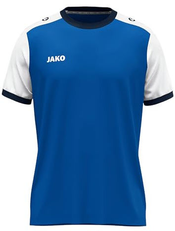 JAKO Unisex tröja dynamisk, kortärmad, kungs/vit/marinblå, XXL