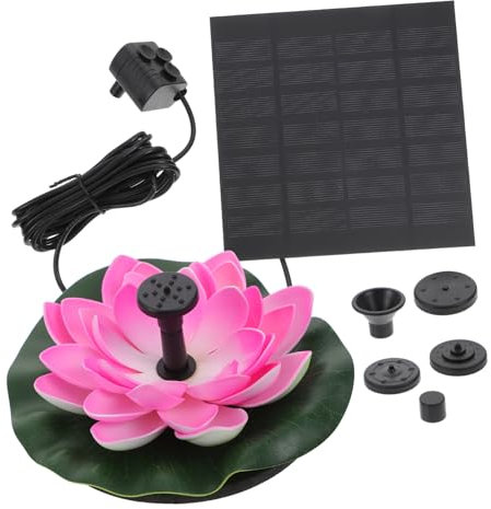 POPETPOP Fontaine Solaire – Pompe À Eau Solaire Décoration Flottante Idéale Pour Jardin Étang Ou Cour