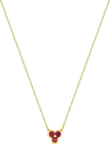 Bijouxenvogue Collier Gold Rubin