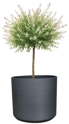 Gardening Naturally Lightweight Weather-Resistant Plant Pot with Drainage Hole – Modern Indoor and Outdoor Planter (Extra Large)