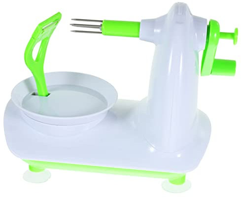 IMIKEYA Pelador De Frutas Manual Base Antideslizante Pelador De Manzanas y Herramienta De Cocina Multifuncional Para Pelar Frutas Casa y Restaurantes