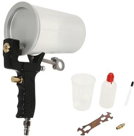 Pistola a spruzzo per gelcoat ad Aria compressa, Pistola a spruzzo Portatile per gelcoat con Serbatoi di Grande capacità, Kit di Strumenti per verniciatura gelcoat con ugelli da 4 mm