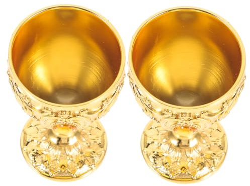 POPETPOP 2 piezas Copa de Licor Retro Diseño Ligera y Resistente para Uso Doméstico y Regalo Elegante