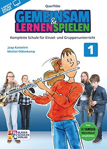 Gemeinsam Lernen & Spielen 1 Querflöte. Enthält Online-Audio