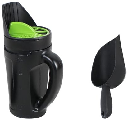 HUANGING Pratico spalmatore manuale per prati fertilizzanti da giardino e ghiaccioli con diverse dimensioni di apertura dispenser di fertilizzanti