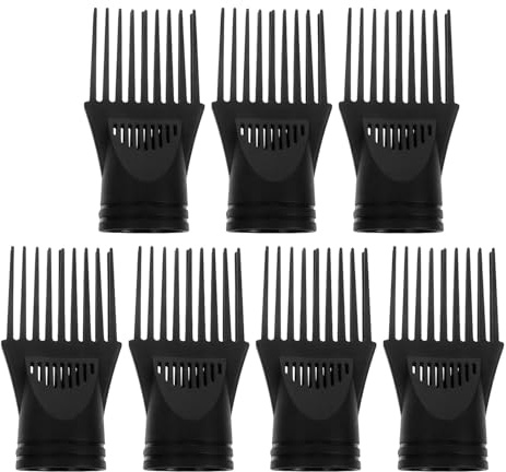 LIFKOME 7 pezzi Beccucci per Asciugacapelli in Plastica Resistente al Calore Accessori Multiuso per Styling e Asciugatura Precisa di Capelli Lisci Mossi e Ricci