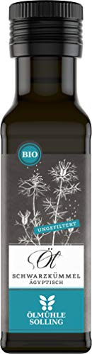 Ölmühle Solling Schwarzkümmelöl - UNGEFILTERT - kaltgepresst – 100ml - BIO