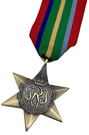 Hornbeam Militaria Replica Pacific Star Campaign Medal, WW2, Copy