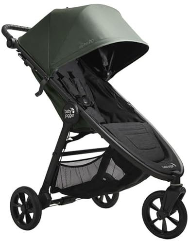 Baby Jogger City Mini GT2 leichter Kombikinderwagen | Allradfederung für jedes Gelände | mit einer Hand schnell zusammenfaltbarer kleiner Buggy | Briar Green (Grün