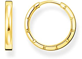 THOMAS SABO Creolen klein gold 925 Sterlingsilber, 750 Gelbgold Vergoldung