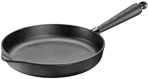 Skeppshult 0285TS Servierpfanne Ø 28 cm aus Gusseisen mit Holzgriff ausEsche,für alle Herdarten geeignet (auch Induktion