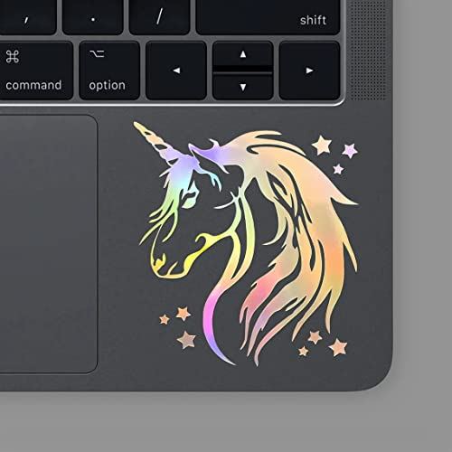 myrockshirt Süßes Einhorn Oil Slick Folie Unichiorn Aufkleber Sticker Autoaufkleber Größe & Farbe wählbar