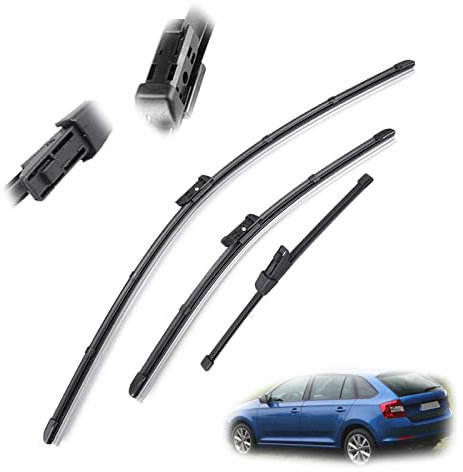 Scheibenwischerteile Scheibenwischerblätter Für Skoda Für Fabia Für Kombi/Für Wagon 2015 2016 2017 Auto Vorne Hinten Set Scheibenwischer