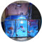 Aquarium Piscine Bassin, Bassin À Poissons en Toile PVC avec Cadre en Acier, Fenêtre De Visualisation Claire, Grand Espace - Koi/Poissons Rouges Élevage, Jardin Extérieur (Couleur : Blue, Taille : 1