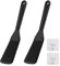 2 x Silikon Spatel, Küche Pfannenwender Silikonspachtel, Antihaft Silicone Spatula, Hitzebeständig Silikon Spachtel Teigschaber für Kochen Backen Pizza Pfannkuchen Spatula Spiegelei Wender mit 2 Haken