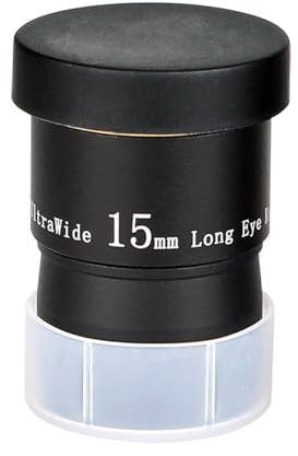 Mikroskop Astronomisches Teleskop 1,25 Zoll 68/66 Grad Okular-Set 6/9/15/20 mm mehrfach beschichtete Linse(66Deg-15mm)