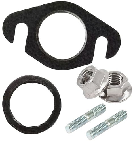 SIXHAOBU 1 Impostato kit bulloni e dadi di scarico Kit guarnizioni e perni per scarico marmitta collettore per scooter 50cc 2 tempi