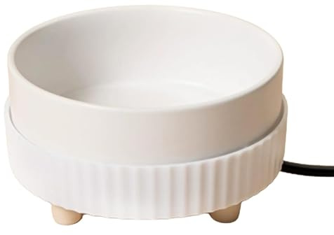 Ciotola riscaldata per cani, 350 ml, ciotola per acqua riscaldata per cani, animali domestici fornisce acqua potabile in inverno, termica per cane, gatto, coniglio, pollo, anatra, scoiattolo, base