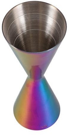 Yardenfun Medidor Doble Inoxidable para Bar Jigger Japonés Vaso Medidor Preciso para Cocteles y Espresso Herramienta Resistente y Fácil de Limpiar