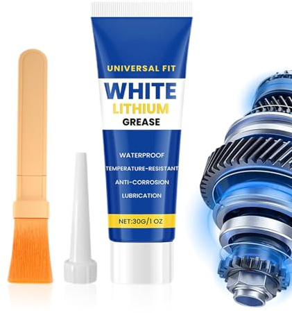 Niesel Grasso al Litio Bianco in Tubo | Lubrificante Veicoli a Lunga Durata,Grasso per Cuscinetti Ruota,Per Proprietari Auto Appassionati Automobili Tecnici Garage Manutenzione
