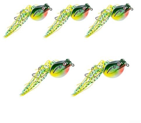 Hard Body Frog Lure 9.5g with Built-in Rattle Beads(3#)