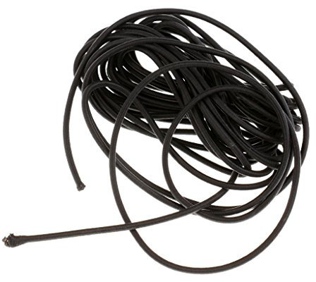 Sharplace 5 Meter Expanderseil schwarz 3mm Seil