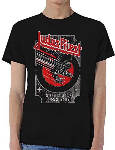 T-Shirt # S Black Unisex # Silver and Red Vengeance [Import]