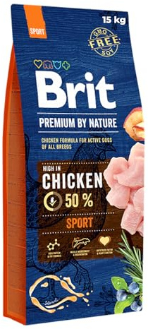 BRIT Pollo Deportivo de Primera Calidad, 15 kg