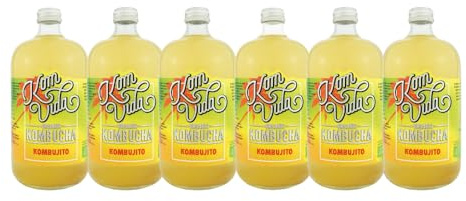 Té kombucha. Komvida. Kit sabor Mojito. 6 botellas de 750 ml. Envío en frío.