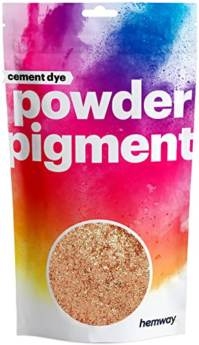 Hemway Cement Powder Pigment Dye Metallic Copper 100g | Concrete Colour Powder Toner for Cement, Mortar, Plaster, Premium Colour Enhancement