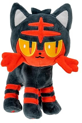 Bizak Pokemon Peluche Oficial Litten de 21 cm, (63223075)