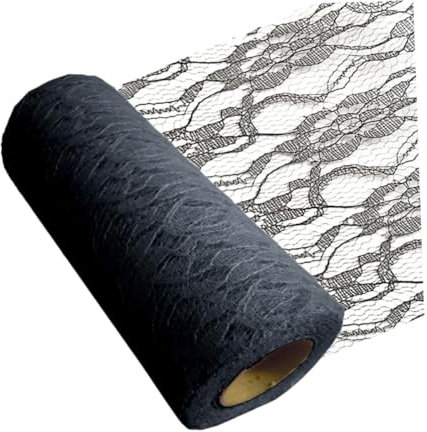 BUGUUYO Rollen Hochzeitsdeko selber machen Geschenkpapier Blumendekor Spitzenband zur Dekoration Hochzeitsdekorationen Strauß schmücken Layout-Garn Spitzen Rolle