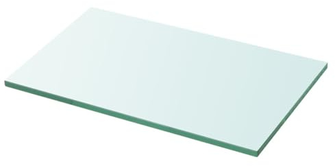 Kavolet 23,6 x 5,9 pollici Piatto in vetro con fondo in vetro, lastra in vetro, ripiano in vetro trasparente, fondo in vetro, ripiano in vetro per bagno, ripiano per bagno a parete, 8 mm di spessore