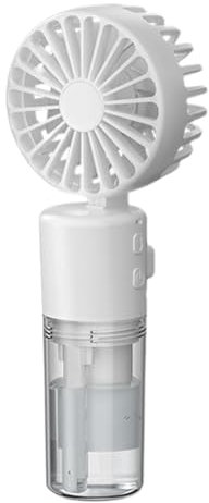 Ventiladores de pulverización portátiles de mano, ventilador de pulverización de mano con niebla de agua, suministros de verano plegables con mango ergonómico, ventilador de refrigeración portátil