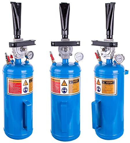 TC TECHNIC Inflator, Reifen, professioneller Reifenfüller, Booster 8l, Reifenschockfüller, Airbooster, Luftkanone, Befüllhilfe, Luftkanone mit Glicerinmanometer für Service und Autowerkstatt.