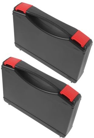 Veemoon 2stücke Teiliges Tragbares Kunststoff-werkzeugbox Tragegriff Stoßfeste Handliche Aufbewahrungsbox Für Outdoor Reisen Und Transport Kompakt Leicht Und Organisiert Für Vielfältige An