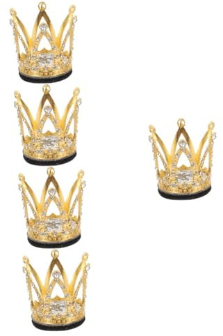 Gatuida 5 Stücke Zubehör Mädchen Krone Helm Dekoration Multi-funktionale Strass Für