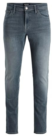 JACK & JONES Jjiglenn Jjfelix Am 646 Noos, Grå denim, 27W / 30L