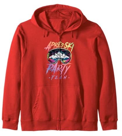 Apres Ski Party Team 2026 | Bunt Kapuzenjacke