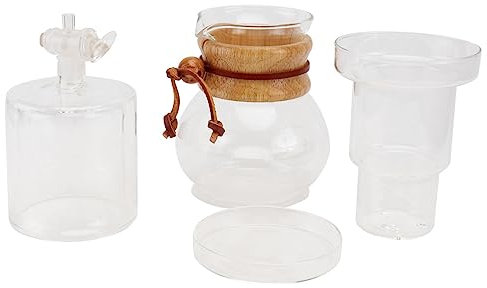 ABOOFAN Cafetera De Goteo Hielo Hervidor De Agua 1 Juego De Cafetera Transparente