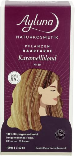 Pflanzenhaarfarbe Karamellblond 6 x 100 g
