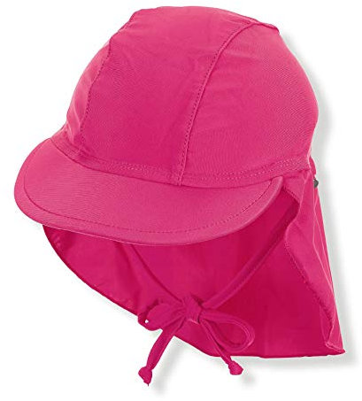 Sterntaler Mädchen Schirmmütze mit Nackenschutz, UV-Schutz 50+, Alter: 18 - 24 Monate, Größe: 51, Farbe: Magenta